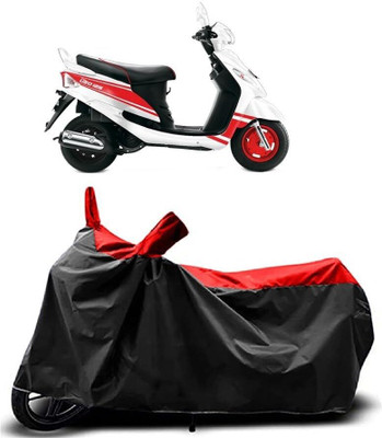 KEDIT Two Wheeler Cover for Mahindra(Rodeo RZ, Red, Black)