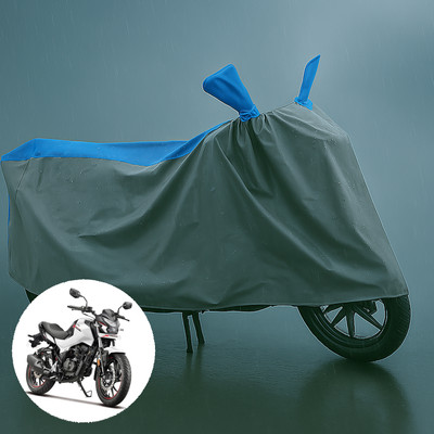 CODOKI Waterproof Two Wheeler Cover for Hero(Xtreme 200R, Grey, Blue)