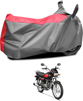 CODOKI Waterproof Two Wheeler Cover for Hero(Splendor, Grey, Red)