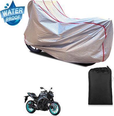 PAGORA Waterproof Two Wheeler Cover for Yamaha(MT-03, Silver)