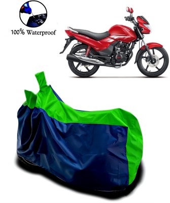 Autofly Waterproof Two Wheeler Cover for Hero(Achiever, Blue, Green)