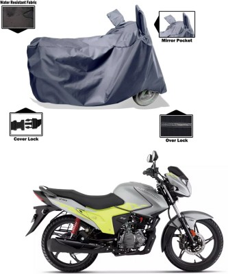 GOSHIV-car and bike accessories Waterproof Two Wheeler Cover for Hero(Glamour Blaze, Grey)