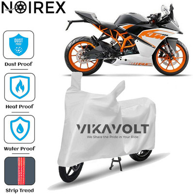 NOIREX Waterproof Two Wheeler Cover for KTM(RC 200, Silver)