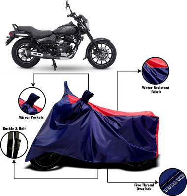 XOCAVO Two Wheeler Cover for Bajaj(Avenger 150 Street, Red, Blue)