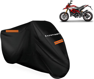 Horseyaart Waterproof Two Wheeler Cover for Ducati(Hypermotard 939, Black)