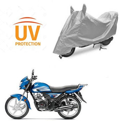 DeepShakshi AUTOMOTIVE Waterproof Two Wheeler Cover for Hero(CD 110 Dream, Silver)