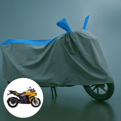 CODOKI Waterproof Two Wheeler Cover for Hero(MotoCorp Xtreme 200S, Grey, Blue)