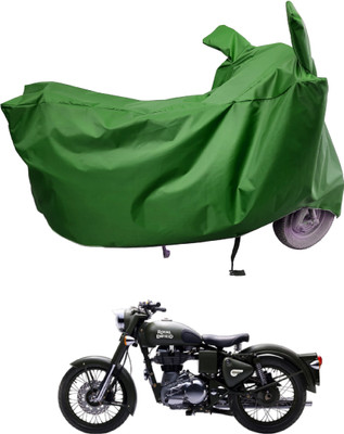 Amexride Two Wheeler Cover for Royal Enfield(Battle, Maroon)