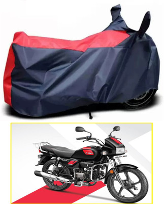RONISH Waterproof Two Wheeler Cover for Hero(Splendor Plus, Blue, Red)