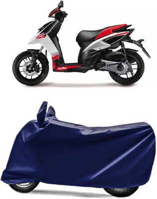 AUCTIMO Two Wheeler Cover for Aprilia(SR 150, Blue)