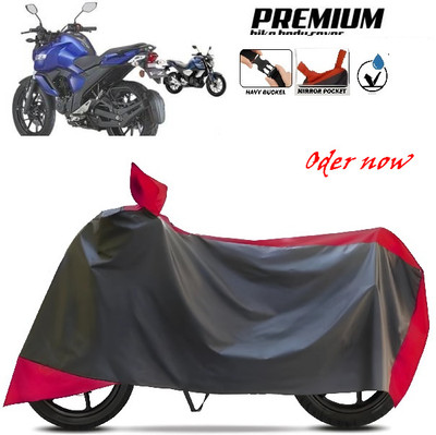 smwzxyu Waterproof Two Wheeler Cover for TVS, Hero, Honda, Bajaj(Red, Black)