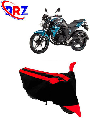 Mdstar Waterproof Two Wheeler Cover for Yamaha(FZ-S, Black, Red)