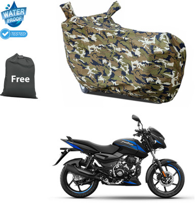 CODOKI Waterproof Two Wheeler Cover for Bajaj(Pulsar 125, Yellow)