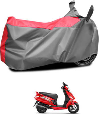 CODOKI Waterproof Two Wheeler Cover for Hero(Maestro Edge, Grey, Red)