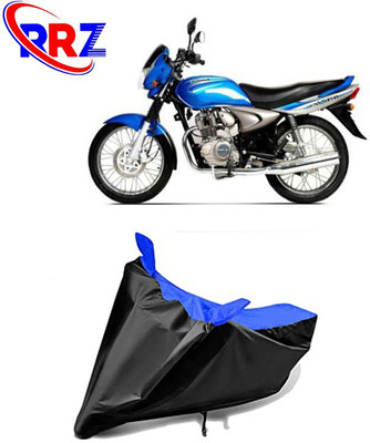 RRZ Waterproof Two Wheeler Cover for Bajaj(XCD 125cc, Black, Blue)