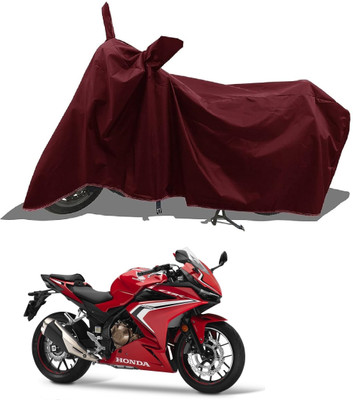 DeepShakshi AUTOMOTIVE Waterproof Two Wheeler Cover for Honda(CBR500R BS6, Maroon)