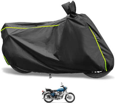 Euro Care Waterproof Two Wheeler Cover for Royal Enfield(Electra, Black)