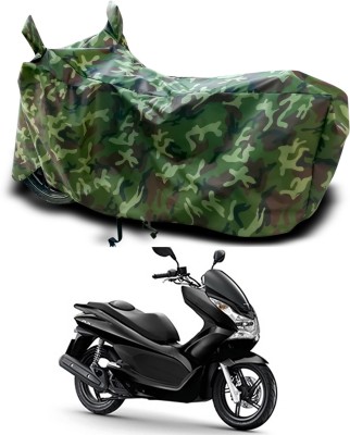 Furious3D Two Wheeler Cover for Honda(PCX 125, Multicolor)