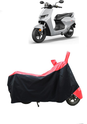 Coxtor Waterproof Two Wheeler Cover for Bounce(Infinity E1, Red)