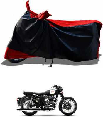 DeepShakshi AUTOMOTIVE Waterproof Two Wheeler Cover for Royal Enfield(Bullet 350 Twinspark, Red)