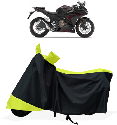 Tricway Two Wheeler Cover for Honda(CBR500R BS6, Yellow)