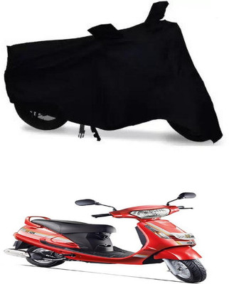 THE REAL ARV Waterproof Two Wheeler Cover for Mahindra(Duro 125, Black)