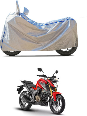 GOSHIV-car and bike accessories Waterproof Two Wheeler Cover for Honda(Silver)