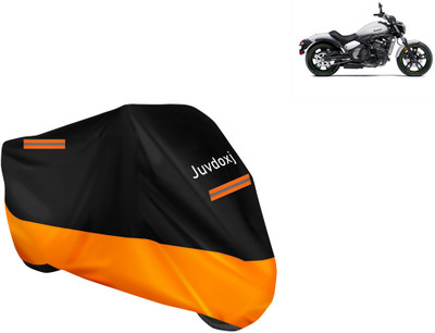 Juvdoxj Waterproof Two Wheeler Cover for Kawasaki(Vulcan S, Orange)