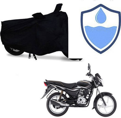 DeepShakshi AUTOMOTIVE Waterproof Two Wheeler Cover for Bajaj(Platina 100 DTS-i, Black)