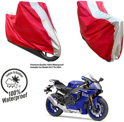 AUTOCAD Waterproof Two Wheeler Cover for Hero(Passion Xpro, Silver, Red)