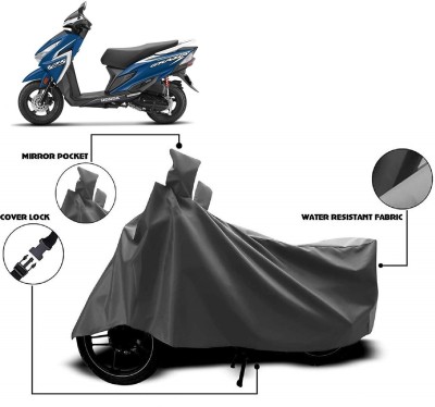 MMSSTAR Waterproof Two Wheeler Cover for Honda(Grazia, Grey)