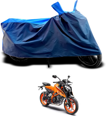 CODOKI Waterproof Two Wheeler Cover for KTM(Duke 390, Black, Blue)