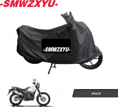 SK AUTO Waterproof Two Wheeler Cover for Hero(Xpulse 200T, Black)