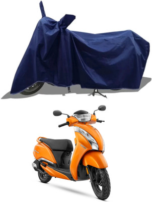 Mdstar Waterproof Two Wheeler Cover for TVS(Jupiter 125, Blue)
