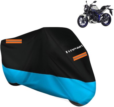 Horseyaart Waterproof Two Wheeler Cover for Yamaha(FZ25, Blue)