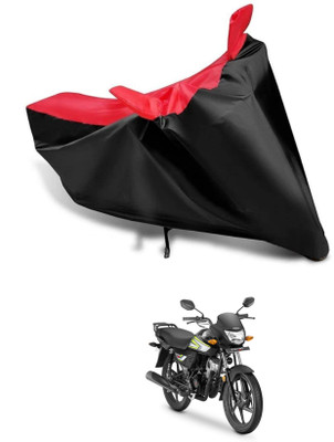 KEDIT Two Wheeler Cover for Honda(CD 100 SS, Red, Black)