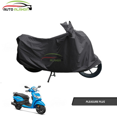 AUTO ALAXON Waterproof Two Wheeler Cover for Hero(Pleasure Plus, Black)