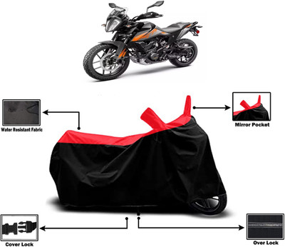 Amexride Two Wheeler Cover for KTM(390 Adventure BS6, Red)
