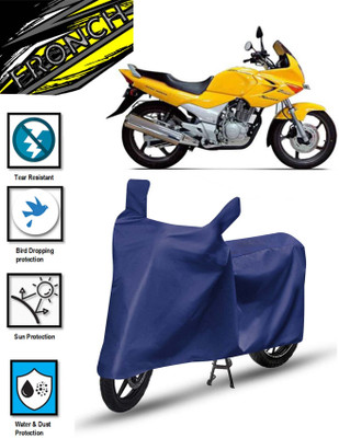 FRONCH Waterproof Two Wheeler Cover for Hero(Karizma, Blue)