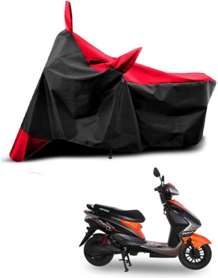 KEDIT Two Wheeler Cover for Ampere(REO BS6, Red, Black)