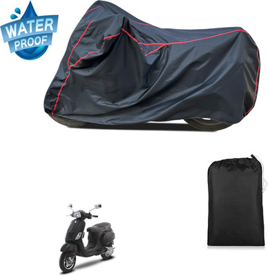 PAGORA Waterproof Two Wheeler Cover for Vespa(SXL 125 BS6, Black)