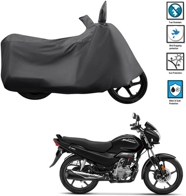 CODOKI Waterproof Two Wheeler Cover for Hero(Super Splendor, Grey)