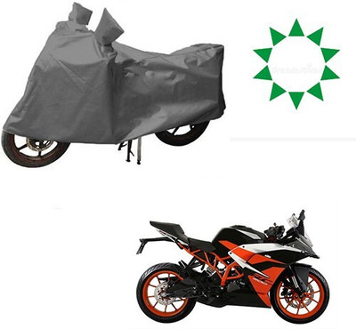 DeepShakshi AUTOMOTIVE Waterproof Two Wheeler Cover for KTM(RC 390, Grey)