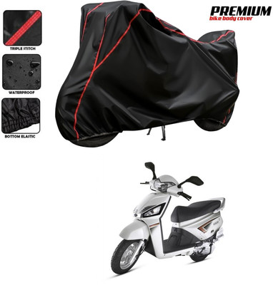 SThanaveX Waterproof Two Wheeler Cover for Mahindra(Gusto, Black)