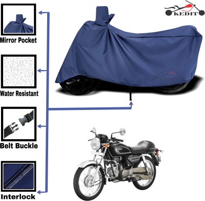 KEDIT Two Wheeler Cover for Hero(Splendor Pro Classic, Blue)