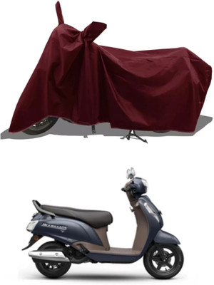 WMIZEXA Waterproof Two Wheeler Cover for Suzuki(New Access 125, Maroon)