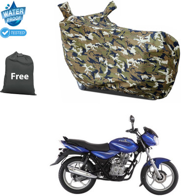 PAGORA Waterproof Two Wheeler Cover for Bajaj(Discover 125 DTS-i, Yellow)