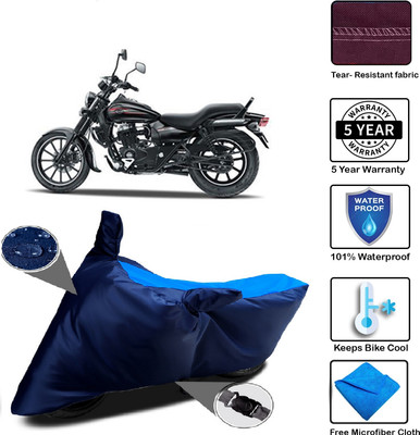MISSION COLLECTION Waterproof Two Wheeler Cover for Bajaj(Avenger 150 Street, Blue)