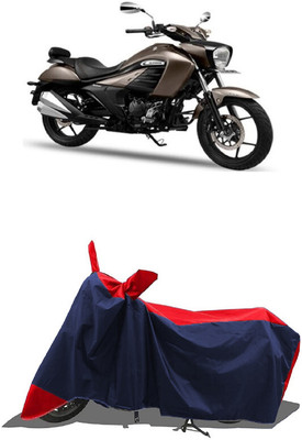 SUGASHRI Waterproof Two Wheeler Cover for Suzuki(Intruder, Red, Blue)