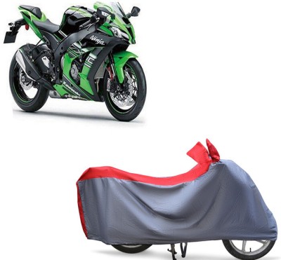 EGAL Waterproof Two Wheeler Cover for Kawasaki(Ninja ZX 10R BS6, Red)